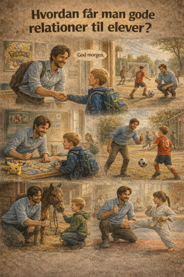 Hvordan får man gode relationer til elever? 